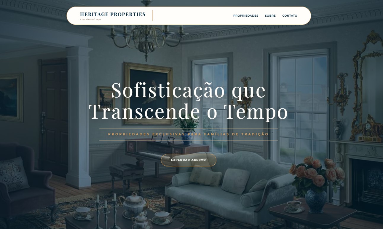Heritage Properties - Imobiliária de Luxo
